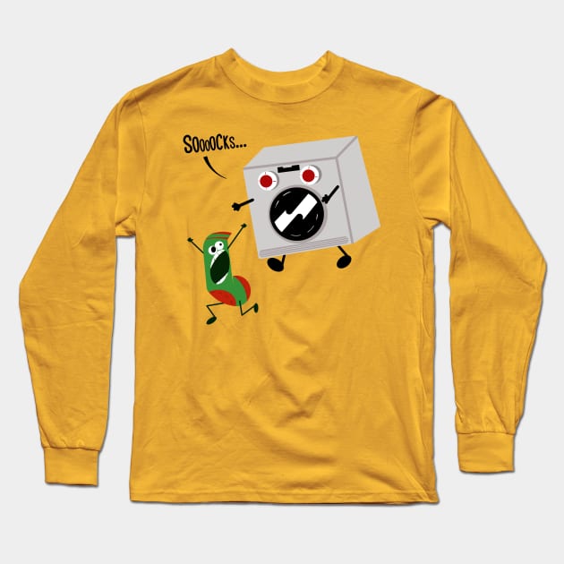 Panic at the Laundry Long Sleeve T-Shirt by jakuwaku